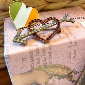 ❤️Enamel Heart Pin & Rhinestone Heart Pin ❤️